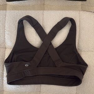 lululemon athletica Women's Dark green Cross-Back Sports Bra